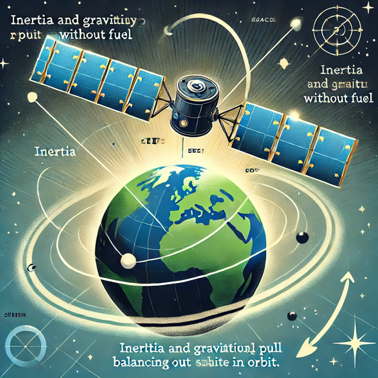 ¿Cómo funcionan los satélites? ¿Por qué vuelan sin combustible y no se caen?