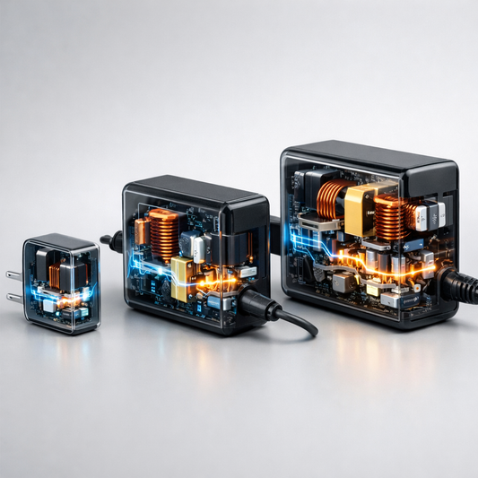 ¿Por qué los cargadores eléctricos son más grandes a medida que aumenta su potencia?