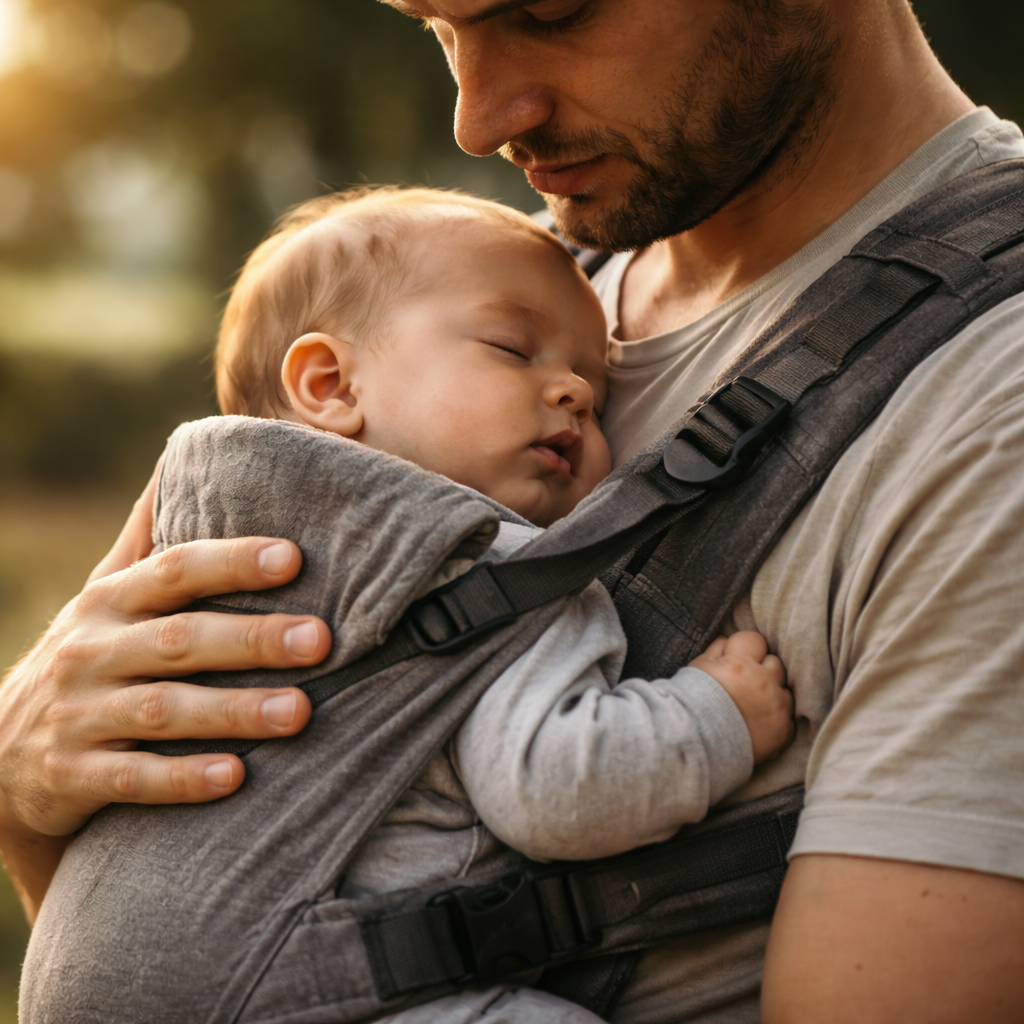 El uso de portabebés y sus mejoras en la respuesta de la amígdala al llanto infantil